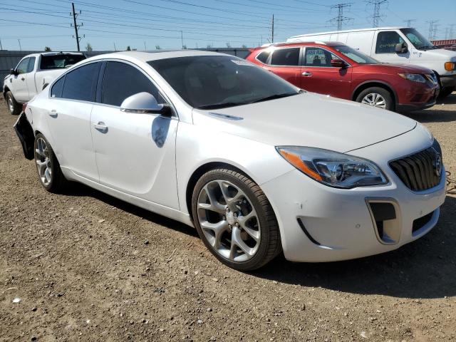 2G4GU5GX1H9139828 - 2017 BUICK REGAL GS WHITE photo 4