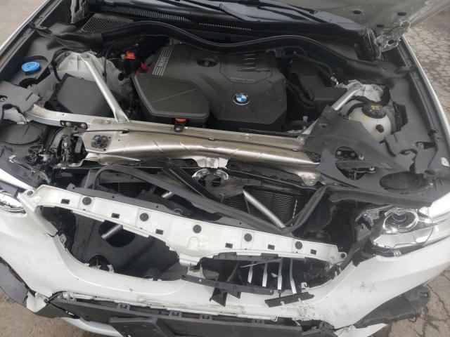 5UXTY5C03M9D97432 - 2021 BMW X3 XDRIVE30I WHITE photo 12