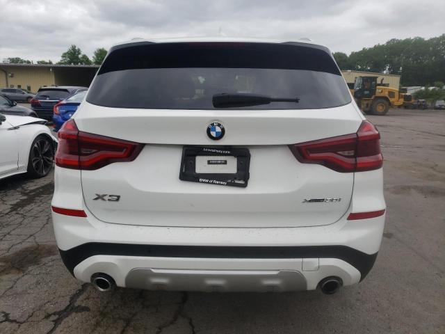 5UXTY5C03M9D97432 - 2021 BMW X3 XDRIVE30I WHITE photo 6