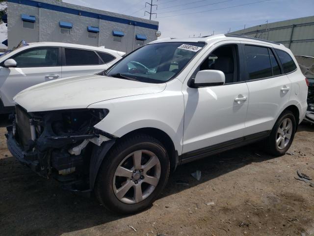 5NMSH13E87H120654 - 2007 HYUNDAI SANTA FE SE WHITE photo 1