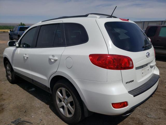 5NMSH13E87H120654 - 2007 HYUNDAI SANTA FE SE WHITE photo 2