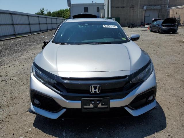 SHHFK7H96JU218607 - 2018 HONDA CIVIC SPORT TOURING SILVER photo 5