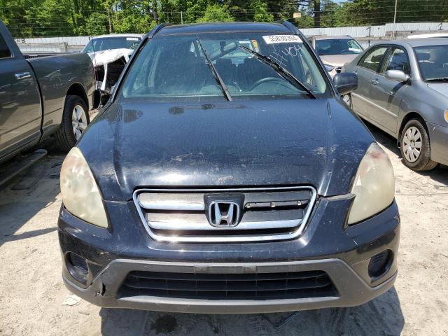 SHSRD78916U443672 - 2006 HONDA CR-V SE BLACK photo 5