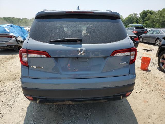 5FNYF5H25NB021360 - 2022 HONDA PILOT SE BLUE photo 6