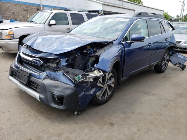 4S4BTANC3N3261181 - 2022 SUBARU OUTBACK LIMITED BLUE photo 1