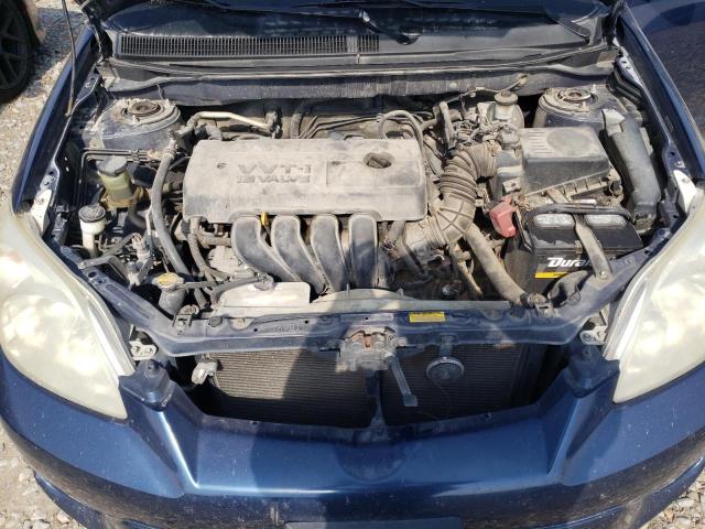 2T1KR32E27C666172 - 2007 TOYOTA COROLLA MA XR BLUE photo 11