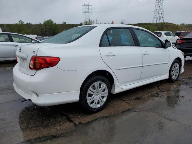 1NXBU40E89Z128617 - 2009 TOYOTA COROLLA BASE თეთრი ფოტო 3