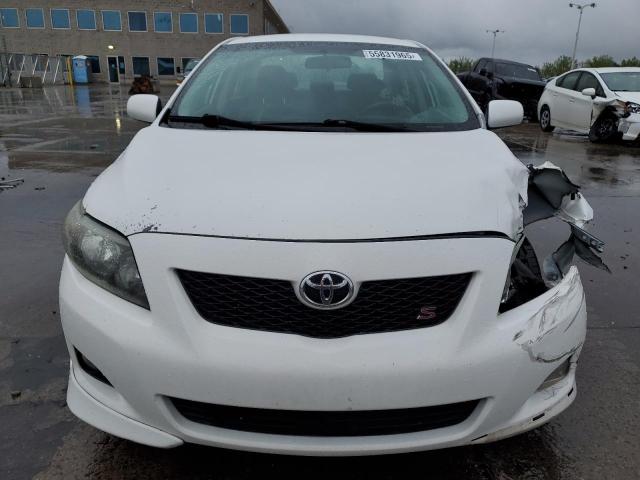 1NXBU40E89Z128617 - 2009 TOYOTA COROLLA BASE თეთრი ფოტო 5