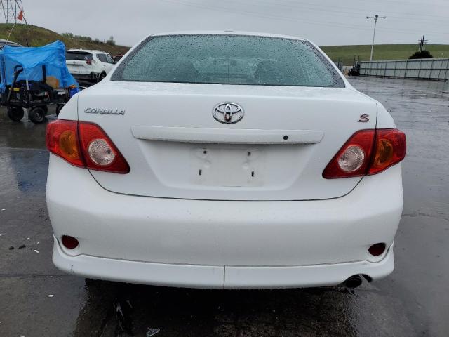 1NXBU40E89Z128617 - 2009 TOYOTA COROLLA BASE თეთრი ფოტო 6