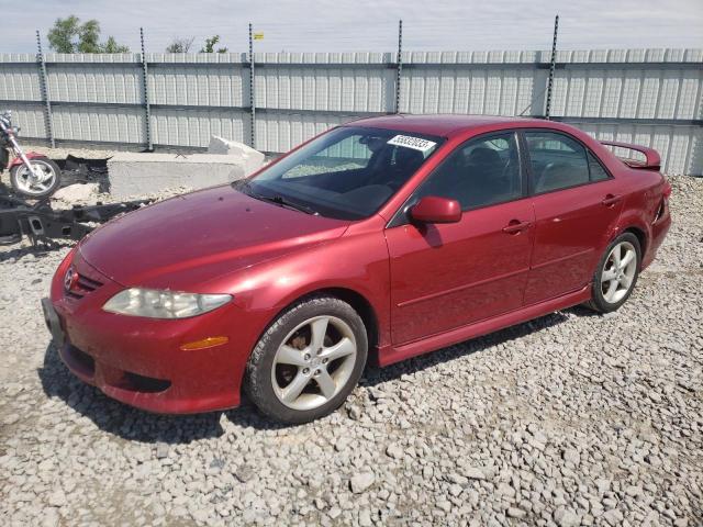 1YVFP80D245N33204 - 2004 MAZDA 6 S RED photo 1