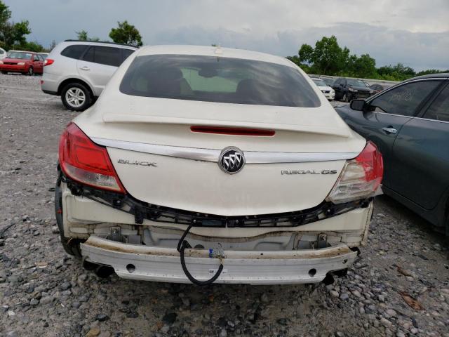 2G4GV5GV8C9138471 - 2012 BUICK REGAL GS Ақ фото 6