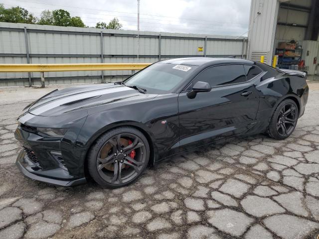 1G1FE1R73J0166041 - 2018 CHEVROLET CAMARO SS BLACK photo 1