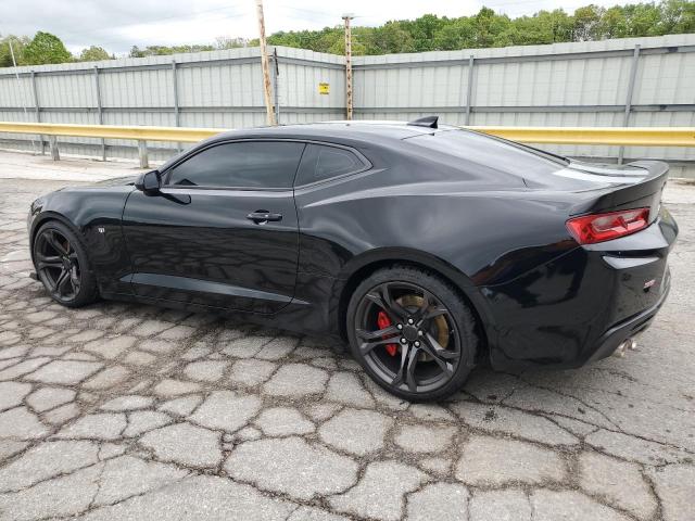 1G1FE1R73J0166041 - 2018 CHEVROLET CAMARO SS BLACK photo 2