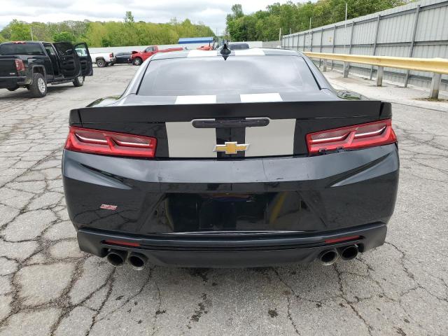 1G1FE1R73J0166041 - 2018 CHEVROLET CAMARO SS BLACK photo 6