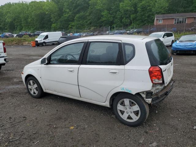 KL1TD66637B747565 - 2007 CHEVROLET AVEO BASE 白色 照片 2