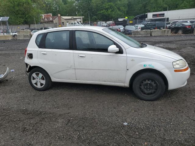 KL1TD66637B747565 - 2007 CHEVROLET AVEO BASE 白色 照片 4