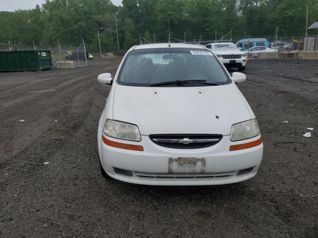 KL1TD66637B747565 - 2007 CHEVROLET AVEO BASE 白色 照片 5