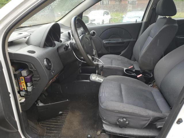 KL1TD66637B747565 - 2007 CHEVROLET AVEO BASE 白色 照片 7