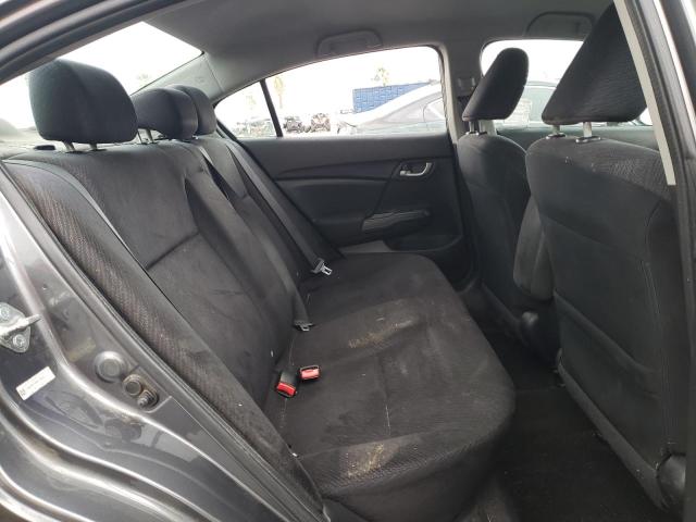 19XFB2F59DE279223 - 2013 HONDA CIVIC LX GRAY photo 10