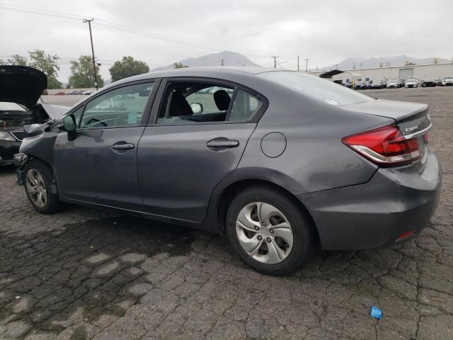 19XFB2F59DE279223 - 2013 HONDA CIVIC LX GRAY photo 2