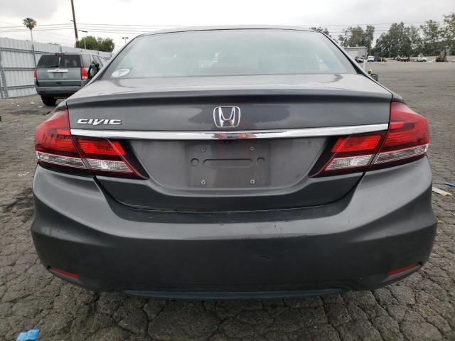 19XFB2F59DE279223 - 2013 HONDA CIVIC LX GRAY photo 6