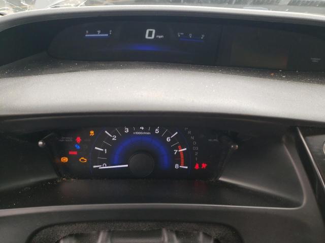 19XFB2F59DE279223 - 2013 HONDA CIVIC LX GRAY photo 9