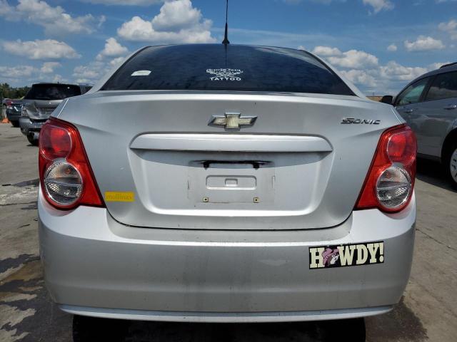 1G1JA5SH6D4107384 - 2013 CHEVROLET SONIC LS SILVER photo 6