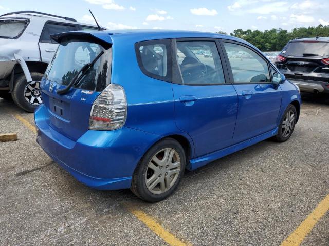 JHMGD37667S048761 - 2007 HONDA FIT S 蓝色 照片 3