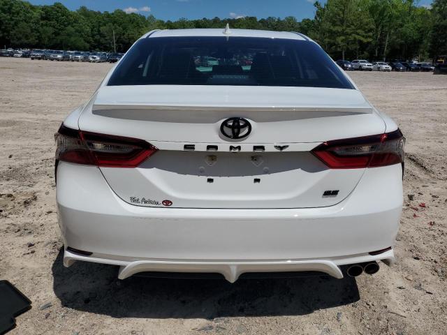 4T1T11AK4RU893470 - 2024 TOYOTA CAMRY SE NIGHT SHADE WHITE photo 6