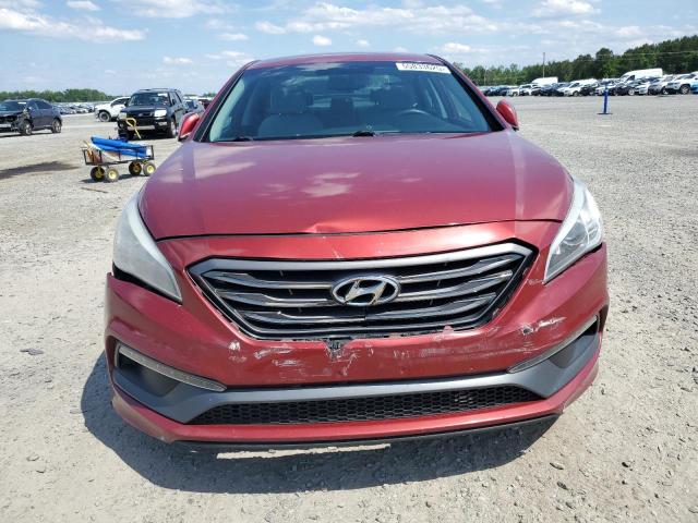 5NPE34AF9GH318364 - 2016 HYUNDAI SONATA SPORT RED photo 5