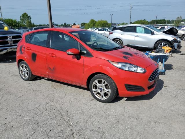 3FADP4EJ4EM114583 - 2014 FORD FIESTA SE RED photo 4