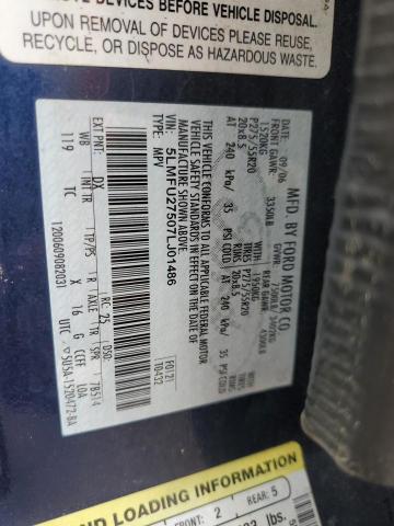 5LMFU27507LJ01486 - 2007 LINCOLN NAVIGATOR 蓝色 照片 13