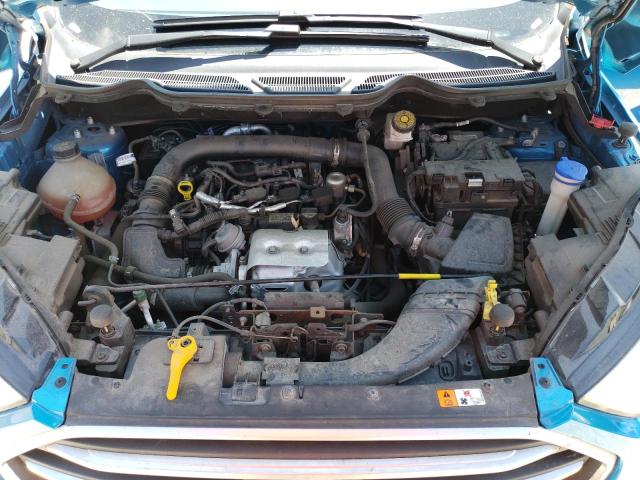 MAJ3P1TE8JC237458 - 2018 FORD ECOSPORT SE 蓝色 照片 12