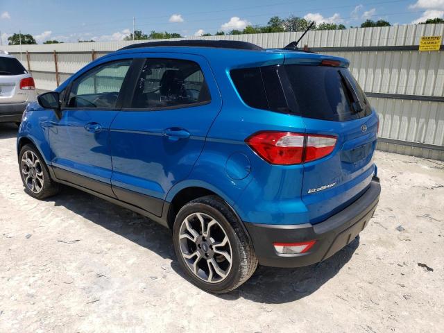 MAJ3P1TE8JC237458 - 2018 FORD ECOSPORT SE 蓝色 照片 2