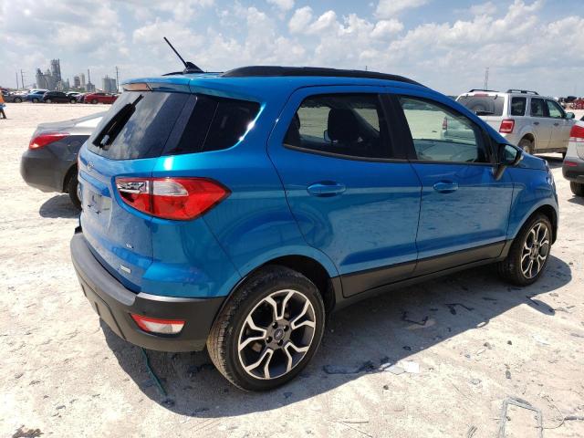 MAJ3P1TE8JC237458 - 2018 FORD ECOSPORT SE BLUE photo 3