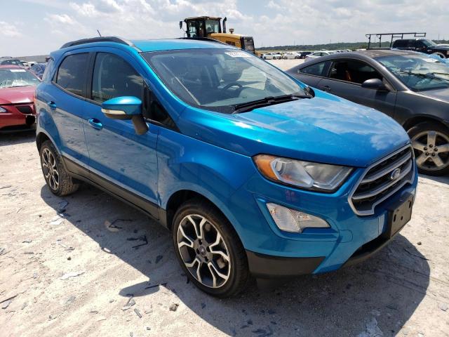 MAJ3P1TE8JC237458 - 2018 FORD ECOSPORT SE BLUE photo 4