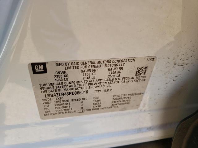 LRBAZLR48PD066010 - 2023 BUICK ENVISION PREFERRED WHITE photo 12