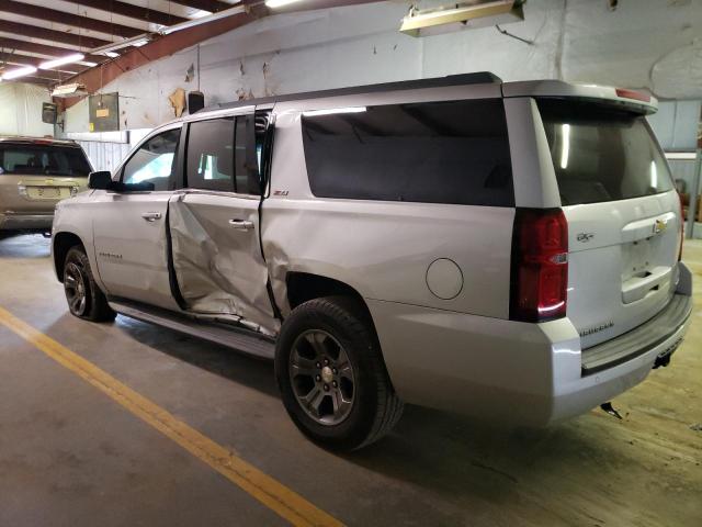 1GNSKHKC4GR113925 - 2016 CHEVROLET SUBURBAN K1500 LT SILVER photo 2