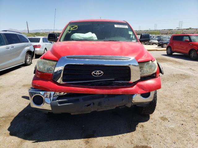 5TFBT54187X008705 - 2007 TOYOTA TUNDRA DOUBLE CAB SR5 RED photo 5