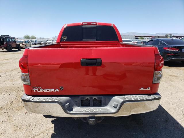 5TFBT54187X008705 - 2007 TOYOTA TUNDRA DOUBLE CAB SR5 RED photo 6