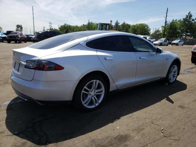 5YJSA1H18EFP32393 - 2014 TESLA MODEL S Gümüş foto 3