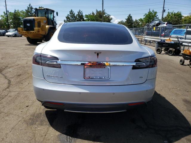 5YJSA1H18EFP32393 - 2014 TESLA MODEL S Gümüş foto 6
