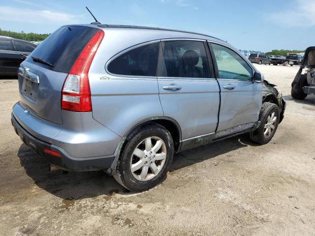 JHLRE38718C035235 - 2008 HONDA CR-V EXL BLUE photo 3