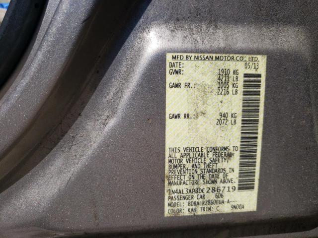 1N4AL3AP3DC286719 - 2013 NISSAN ALTIMA 2.5 BROWN photo 12