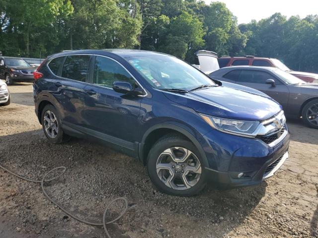 7FARW1H88JE052344 - 2018 HONDA CR-V EXL BLUE photo 4