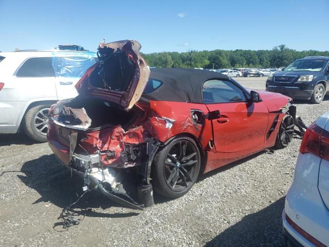 WBAHF3C59KWW23527 - 2019 BMW Z4 SDRIVE30I Червоний фото 3