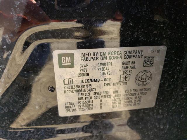 KL4CJESB5KB817679 - 2019 BUICK ENCORE PREFERRED 黑色 照片 13