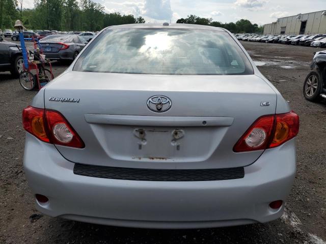 1NXBU40E69Z115977 - 2009 TOYOTA COROLLA BASE SILVER photo 6