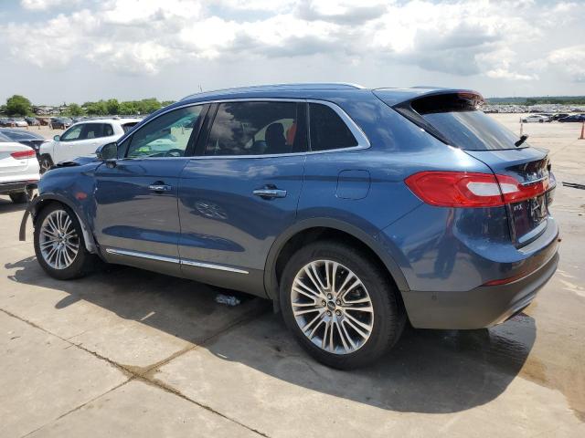 2LMPJ6LR0JBL49975 - 2018 LINCOLN MKX RESERVE BLUE photo 2