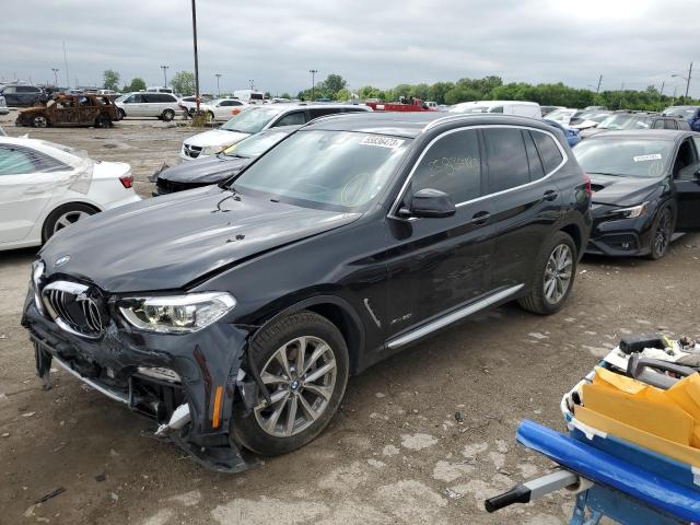 5UXTR9C52JLC79399 - 2018 BMW X3 XDRIVE30I BLACK photo 1